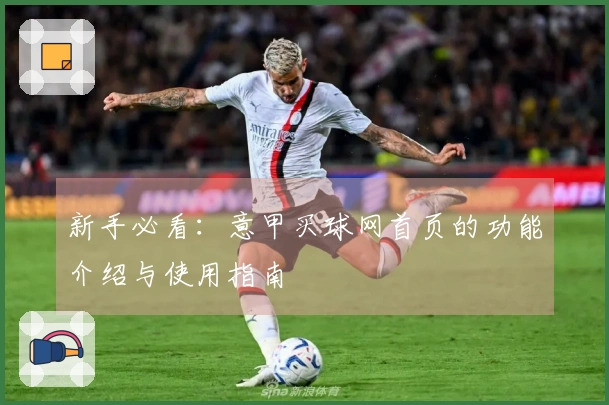 新手必看：意甲买球网首页的功能介绍与使用指南